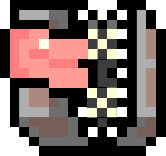 倒れたミミック